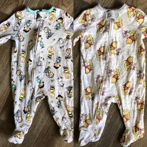 Disney Baby Peanuts Sleeper Size 0-3 months